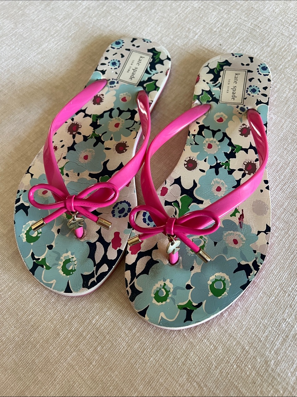 Kate Spade Flip Flops Size 9-10